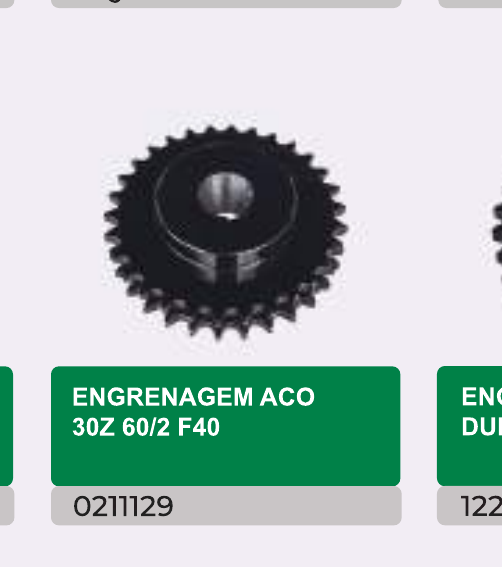 ENGRENAGEM ACO 30Z 60/2 F40 — 0211129 - imagem 1