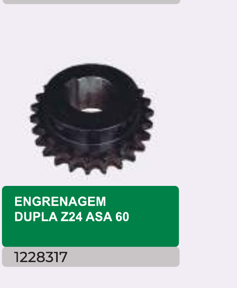 ENGRENAGEM DUPLA Z24 ASA — 1228317 - imagem 1
