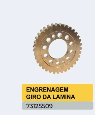 ENGRENAGEM GIRO DA LAMINA — 73125509 - imagem 1