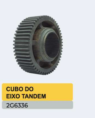 CUBO DO EIXO TANDEM — 2G6336 - imagem 1