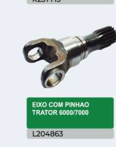 EIXO COM PINHAO TRATOR 6000/7000 — L204863 - imagem 1